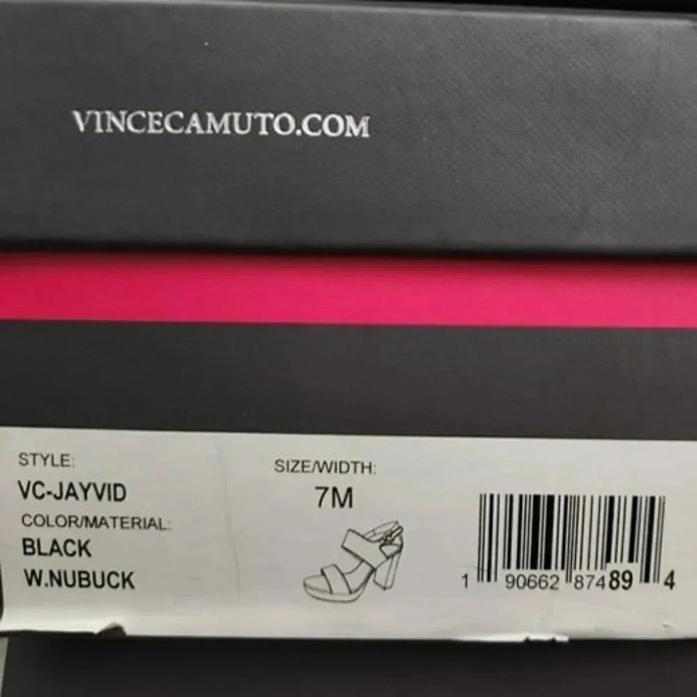 Vince Camuto Women's Jayvid Platform Dress Sandals Black Size 7 M (MSRP $139) - Picture 12 of 12